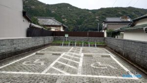 Special parking close to tourist attractions in Saikatsu 
