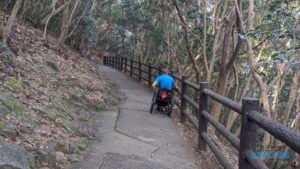 Slightly inclined path in Cape Hyuga